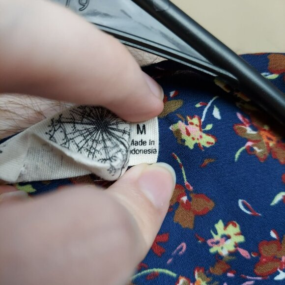 Everleigh Womens Floral Sleeveless Blouse Top M Multicolor - Picture 3 of 4